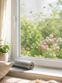 Multi-Functional Cuttable Mosquito Netting Roll, Durable Large Area Coverage Window Screen, DIY Indoor/Outdoor Insect Proof Mesh, Mosquito Protection - Multicolor - View 4