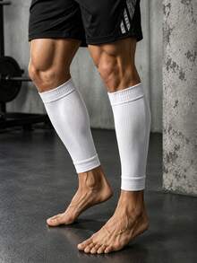Long Tube Football Fixed Sock, High Elastic Adult Professional Sock, Leg Protector, Sock With Pressing Plate - Multicolor - View 1