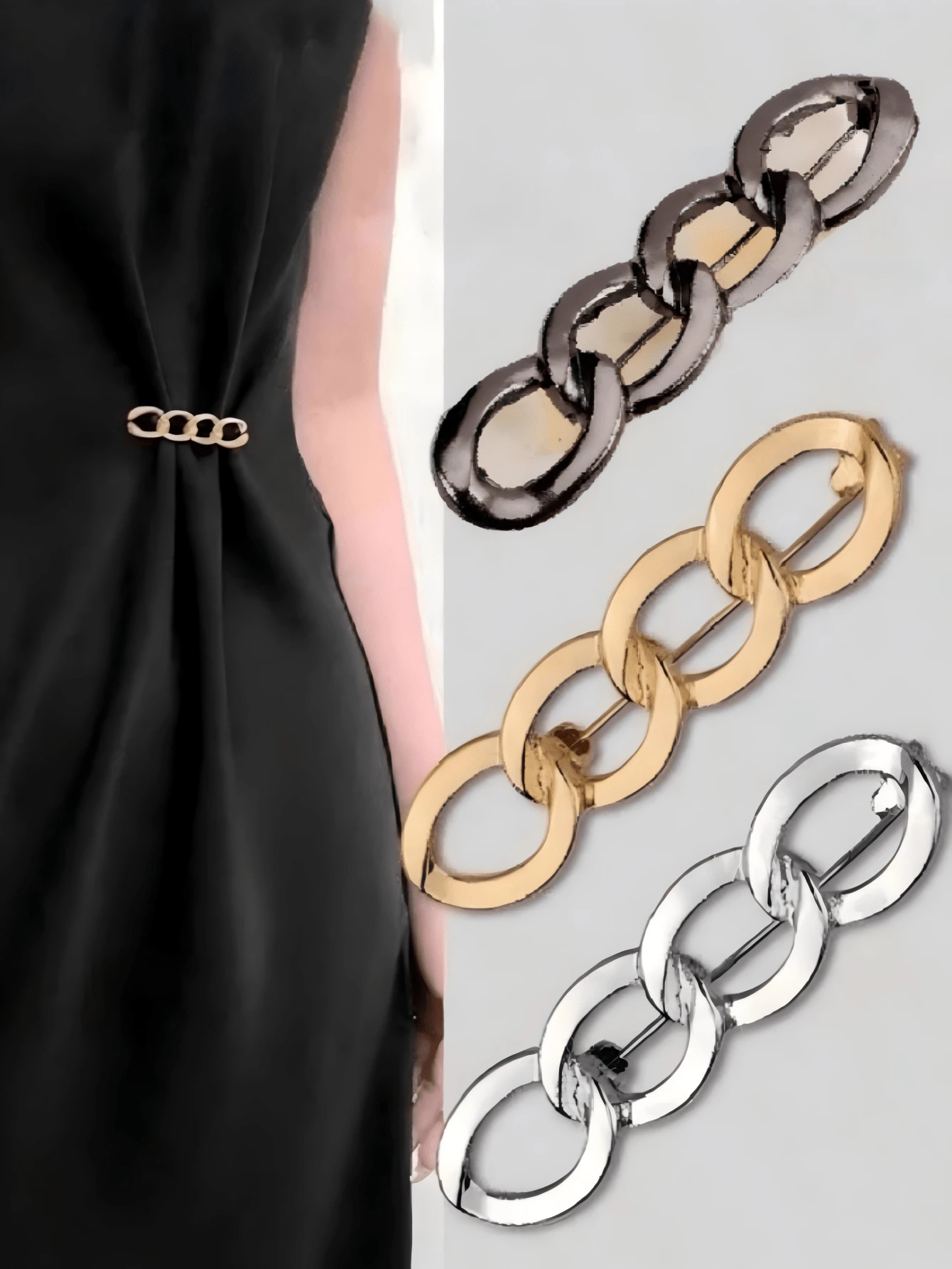 3pcs Seamless Waist Belt, Metal Waist Buckle, Suitable For Jeans And Skirts, Adjustable To Prevent Exposure