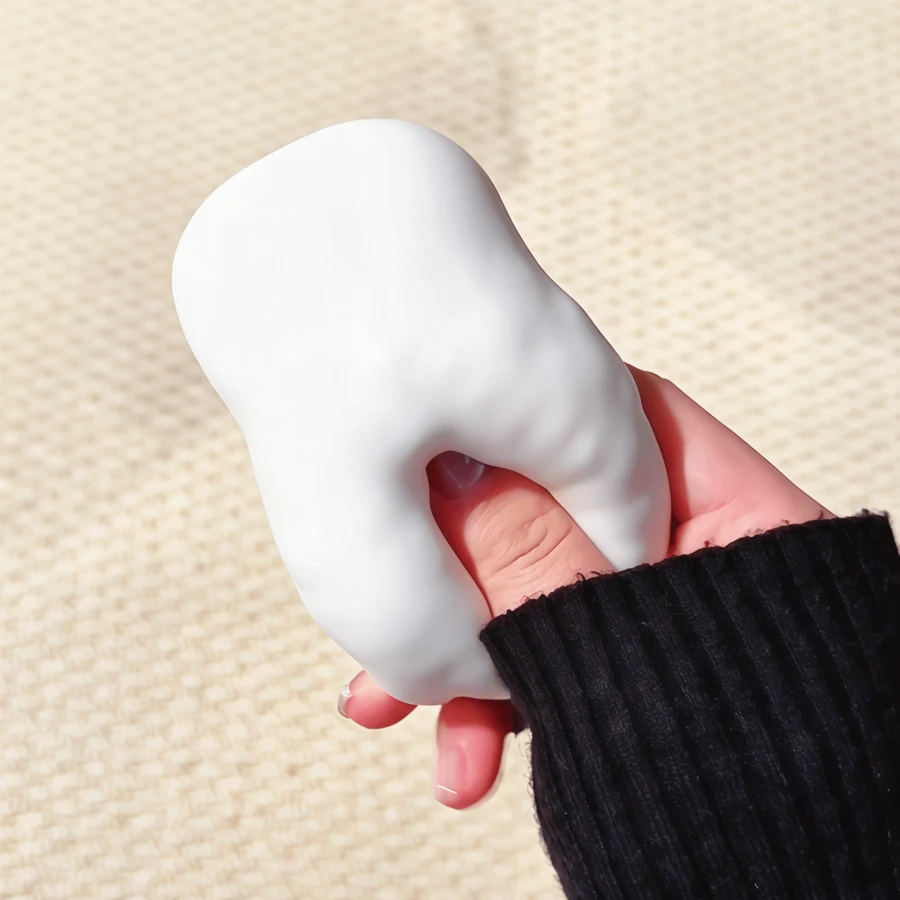 1 pièce Jouet à presser en forme de bloc de construction croustillant, jouet anti-stress ASMR malléable avec son craquant pour adultes