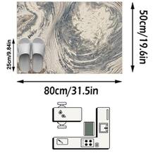 1pc Nordic Modern Luxury Abstract French Cream Style Textured Soft Faux Cashmere Area Rug, Bathroom, Kitchen, Entryway, Hallway, Bedside, Living Room, Bedroom, All-Season Machine Washable Floor Mat, Home Decor - Multicolor - View 16