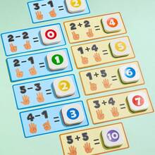 Multifunctional Finger Counting Blocks Baby Number Cognition Addition And Subtraction Math Practice Parent-Child Interactive Early Education Toy - Multicolor - View 10