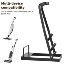 Lislark Vacuum Cleaner Rack, Freestanding Handheld Vacuum Cleaner Storage Rack, Storage Rack, Organization Rack, Open Rack Design Suitable For Vacuum Cleaners, Multifunctional Rack I Vacuum Cleaner Rack I Vacuum Cleaner Stand I Upright Vacuum Cleaner - Black Upgrade - View 4