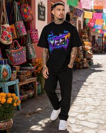 Men T-Shirts - Black - View 4