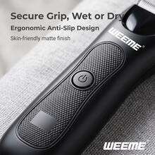WEEME Men's Body Hair Trimmer, Suitable For Trimming Leg, Chest, Back And Intimate Area Hair. Portable Travel Grooming Tool, USB Rechargeable, Ideal Gift Choice For Men. - Black - View 4