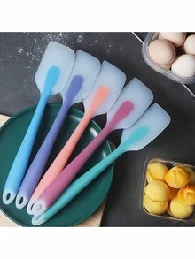 1pc/5pcs Silicone Non-Stick Heat-Resistant Kitchen Utensil Set, Suitable For Cooking, Baking And Flipping, Dishwasher , Ideal For Home Cooks And Baking Enthusiasts, Great For Daily Use And Gifting - Multicolor - View 4