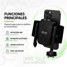 Universal Sports Armband For 4-7 Inch Phones With 360° Rotating Holder, Detachable Design, Breathable And Adjustable Strap - Black - View 2
