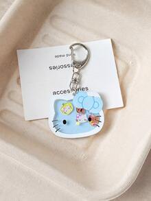 Sanrio Hello Kitty Charms For Jewelry Making, Shaker Acrylic Keychain New Quicksand Charm Bag Purse Car Key Accessory DIY Handcraft Pendant For Friend - Charms - View 7