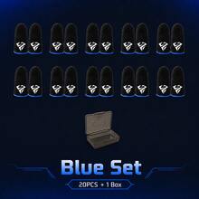 New Gaming Finger Sleeves, Ultra-Thin And Breathable, Beautiful Patterns, Suitable For Competitive Players - Black - View 13
