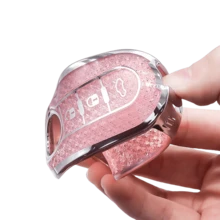 1pc Car Key Fob Cover, Soft TPU Car Key Holder/Case Shell For Fiat 500 Key Cover For Boyue For Bravo For Iveco For Olsen Car Key Remote Case Exquisite High-End Keybag Suitable For Girls - Single Pack - View 11
