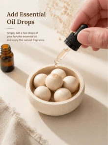 Creative Round Flameless Aromatherapy Diffuser, Essential Oil Diffuser For Home, Office, Desktop, Car, Indoor, Bedroom Decoration, Gift Decorative Ornament - Reed Diffuser - View 3
