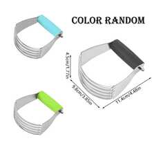 Stainless Steel Flour Mixer, Baking Tool, Cream Flour Mixer, Powder Mixer, Food Crushing Tool, Household Kitchen Gadget (Random Color) - Multicolor - View 8
