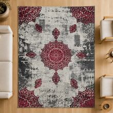 Washable Scandinavian Rugs – Nordic Designs For Modern Homes - Perfect For Living Room, Bedroom, Hallway, Kitchen - Indoor And Outdor Carpet | Non-Slip Backing - Coffee Brown - View 6