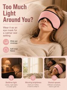 1Set Sleep Soundproof Ear Muffs, Adjustable Hook And Loop Eye Mask, With Earplugs For NoiseBlocking Without Pressing Ears, Suitable For Sleeping, Napping Use For Bedroom, Travel, Office,Camping, Flights, And Train Journeys;Both Men And Women. - A - View 5