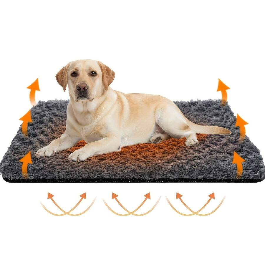 2026 Winter New Warm Dog Mat, Multiple Sizes Available, Suitable For Large, Medium And Small Pets, Cat Mat, Dog Mat, Dog Bed, Cat Bed - Grey - View 1