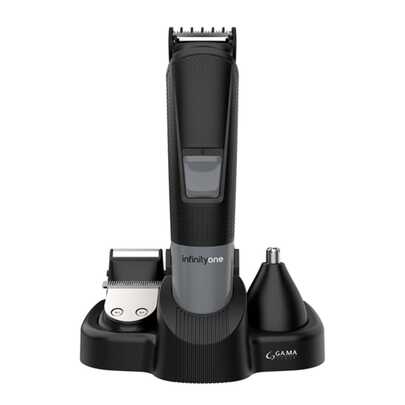 Gama Aparador de Pelos GCX Infinity One Bivolt Profissional Recarregável com Lâminas em Aço Inoxidável Alta Precisão e Design Ergonômico