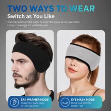 1Set Sleep Soundproof Ear Muffs, Adjustable Hook And Loop Eye Mask, With Earplugs For NoiseBlocking Without Pressing Ears, Suitable For Sleeping, Napping Use For Bedroom, Travel, Office,Camping, Flights, And Train Journeys;Both Men And Women. - A - View 9
