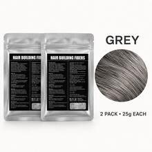 Hair Thickening Fiber Powder Refill 2 Bags 25g*2 Total 50g Multi-Color Options Natural Hair Visual Filling Unisex Hair Filler Powder Waterproof Sweat-Resistant Long-Lasting Non-Fading - Multicolor - View 13