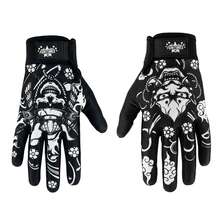 FUNTIMES 1 Pair Non-Slip Full-Finger Outdoor Sports Universal Gloves - Black - View 10