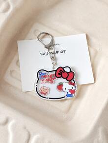 Sanrio Hello Kitty Charms For Jewelry Making, Shaker Acrylic Keychain New Quicksand Charm Bag Purse Car Key Accessory DIY Handcraft Pendant For Friend - Charms - View 10