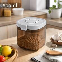 1pc Light-Proof Moisture-Proof Milk Powder Airtight Storage Box With Timer, Sealed Grains/Seasoning Storage Jar, Spoon And Powder Separation, Travel Milk Powder Storage Container - Multicolor - View 13