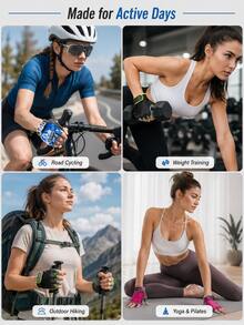 Lightweight, Breathable, And Non-Slip Fitness Gloves Suitable For The Gym, Cycling, And Various Types Of Training; Ultra-Lightweight Design, Unisex. - Multicolor - View 2
