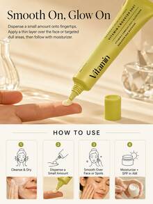 Vitamin C Enhanced Serum, Contains Glutathione And Niacinamide, Brightens Skin Tone, Fades Dark Spots, Smooths Fine Lines, Shrinks Pores, Korean Glass Skin Facial Skincare, 2 Bottles, 30ML Per Bottle, Suitable For Daily Use - 2pcs - View 8