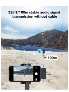 Mikrofon Lavalier Nirkabel Profesional, Pasang dan Mainkan, Pengurangan Kebisingan Cerdas, Kondensor Omnidirectional, Dengan Pelindung Angin, Cocok untuk Smartphone, untuk Perekaman Video, Pengajaran, Wawancara, Podcast, dll., Mikrofon Perekam Kondensor Omnidirectional Nirkabel, Cocok untuk Vlog, Perlengkapan Perjalanan, Perjalanan, Mikrofon Jepit, Kompatibel dengan iPhone/Android/USB-C, Barang Hadiah, Mikrofon ASMR, Mikrofon PC, Baterai 230mAh - View 12
