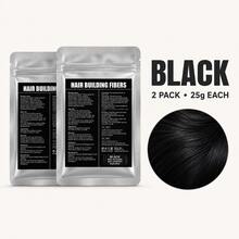 Hair Thickening Fiber Powder Refill 2 Bags 25g*2 Total 50g Multi-Color Options Natural Hair Visual Filling Unisex Hair Filler Powder Waterproof Sweat-Resistant Long-Lasting Non-Fading - Multicolor - View 15