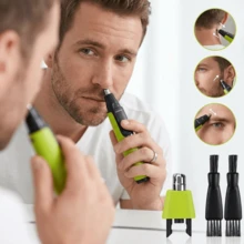 Nose & Ear And Eyebrows Trimmers Replacement Heads Set With Cleaning Brush, Compatible With Oneblade Replacement Heads For QP2525 QP2512 QP6550 QP1424 QP2520 QP2515 And All Other QP Series Handles - A - View 2