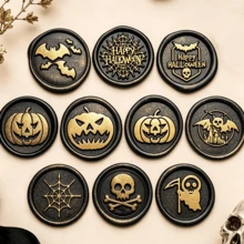 Custom Halloween Wax Seal Stamp Kit - Multicolor - View 4