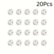 5/10/15/20/25/30Pcs White Outlet Covers, No-Hole Outlet Covers - Multicolor - View 17