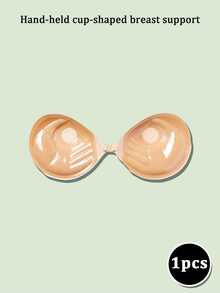 1/2 Pairs 3cm Thick Self-Adhesive Invisible Bra Pads, Backless Invisible Bra, Sticky Palm-Shaped Bra, Breast Enhancement Bra, Suitable For Various Occasions - Multicolor - View 10
