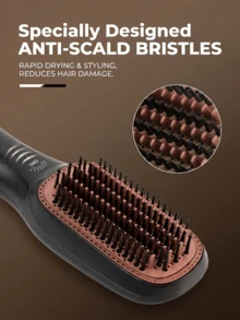 LEVIATECH 4-In-1 Hot Air Styling Brush, One-Step Heating Comb, Straight & Curly Hair Dual-Use Professional Blow Dry Styling Brush - UK Plug(220-240V) - View 5