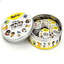 DOBBLE Fun Matching Card Game - Visual Reaction Game Cards - Fast Matching Card Game To Play With Family And Friends - Metal Box For Family Gatherings - Multi-Player Fun, Party Decoration, Themed Box, Card Game - Multicolor - View 2