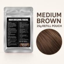 Bubuk Serat Rambut Isi Ulang 25g, Pilihan Warna Beragam, Menutupi Rambut Tipis dengan Cepat, Bubuk Pengental Rambut Tampak Alami untuk Pria dan Wanita - MultiWarna - View 12