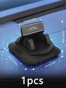 1pc 360° Rotating Dashboard Phone Holder, Nano Gel Base Enhanced Grip, Auto Lock Prevent Overheating, Suitable For Phones With Or Without Cases - Multicolor - View 12