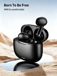 Compact Portable TWS Wireless Earphones, Smooth Touch Operation, Clear Call Performance, Long Playback Duration, Universal Compatibility For Smartphones - White - View 2
