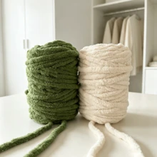 CLSUPER 35oz/1000g Extra Thick Jumbo Chenille Yarn, Soft Plush Yarn For Hand Knitting And Crochet, DIY Blankets, Pillows, Scarves, Suitable For Beginner Craft Projects - Multicolor - View 10