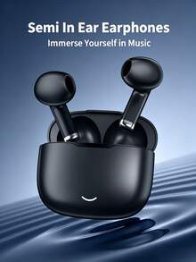 Earbud Bluetooth Nirkabel Sejati TWS, Earphone Bluetooth 5.3 Stereo HiFi: Suara Berkualitas Tinggi, Panggilan Peredam Kebisingan Cerdas, Latensi Sangat Rendah - Putih - View 13