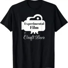 Experital Film & Craft Beer Ie Alcohol Drink College T-Shirt - 黑色 - 查看 5