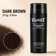 BUNEE Hair Thickening Fiber Powder 27.5g, 7 Colors Available, Natural Hair Visual Filling, Suitable For Hair Part, Crown And Hairline Areas, Unisex - Multicolor - View 12
