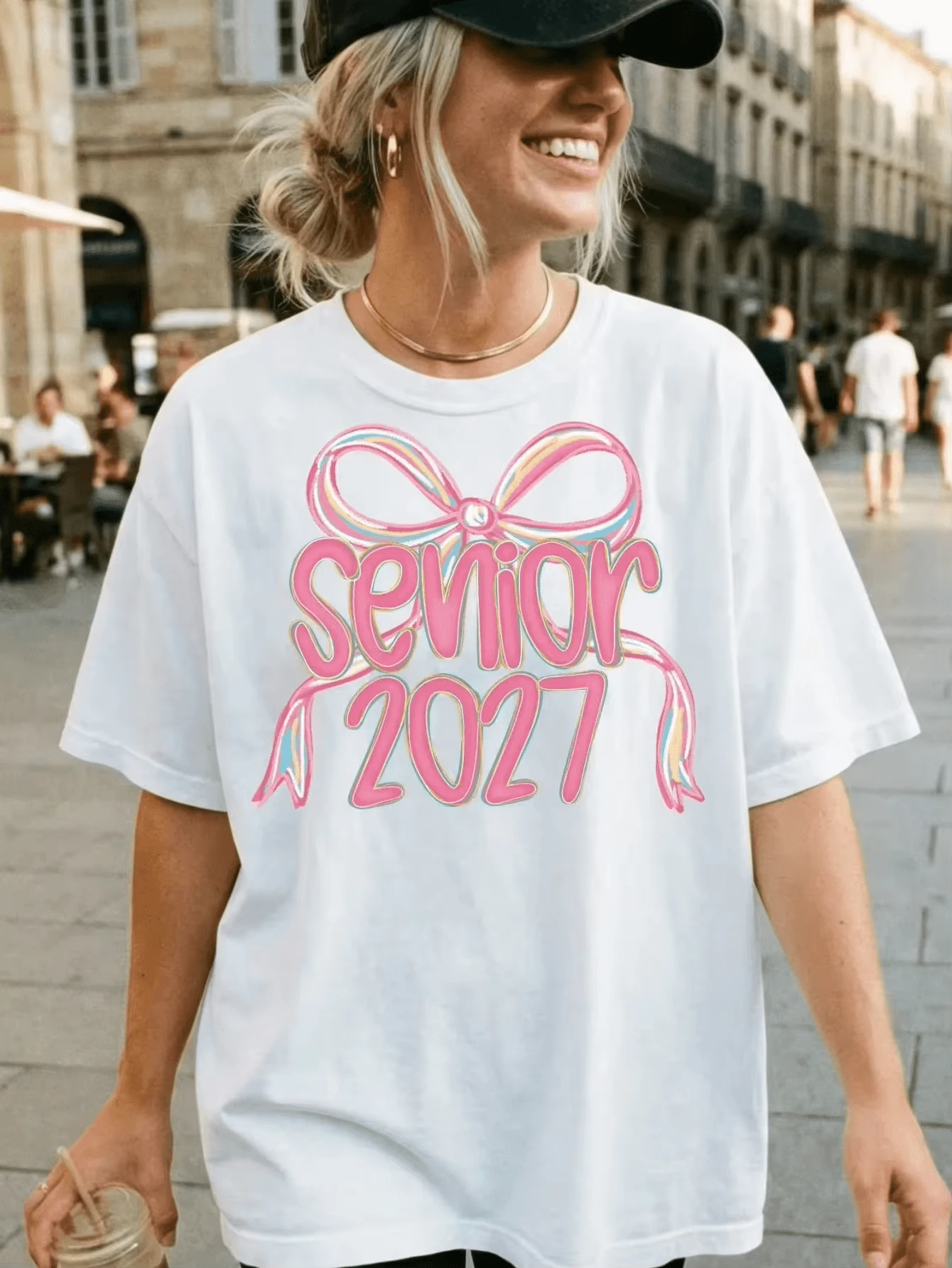Women T-Shirts - 白色 - 查看 1