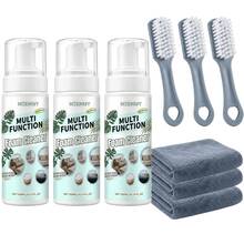 Multi-Purpose Foam Cleaner Set. 7-In-1 Stain Remover. Suitable For Cleaning Mattresses, Shoes, Down Jackets, Curtains, Fabric Sofas, And Short-Pile Carpets. Cleans Without Watermarks. Gentle Formula. Easy And Convenient To Use. - Liquid - View 12