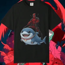 Men T-Shirts - 黑色 - 查看 1