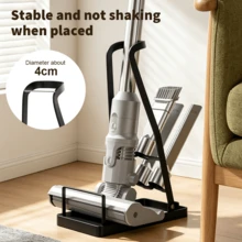 Lislark Vacuum Cleaner Rack, Freestanding Handheld Vacuum Cleaner Storage Rack, Storage Rack, Organization Rack, Open Rack Design Suitable For Vacuum Cleaners, Multifunctional Rack I Vacuum Cleaner Rack I Vacuum Cleaner Stand I Upright Vacuum Cleaner - Black Upgrade - View 5