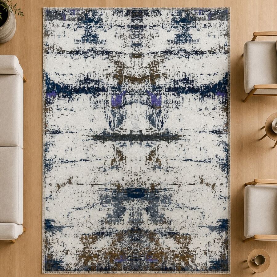Washable Scandinavian Rugs – Nordic Designs For Modern Homes - Perfect For Living Room, Bedroom, Hallway, Kitchen - Indoor And Outdor Carpet | Non-Slip Backing - Camel - View 1