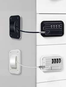 1Set Combination Lock Cabinet Lock With Changeable Combination, Door Lock For Home And Pets, Suitable For Cabinets, Refrigerators, Freezers, Drawers And Windows, Versatile Code Locks, No Tools & Keys Needed, Easy To Install, Great Housewarming Gift - Lock - View 4