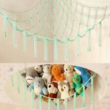 Jaring Gantung Penyimpanan Boneka Binatang Besar - Dekorasi Ruangan - Tempat Penyimpanan Mainan Boneka Binatang Gantung Organizer Holder Barang Lucu - MultiWarna - View 11
