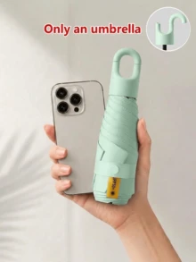 Women's 50% Off Mini Travel Umbrella, Compact And Lightweight, With Rotating Ring Handle, Portable Sun And Rain Umbrella, UV Protection, Sunproof And Waterproof, Essential Travel Accessory - A - View 19